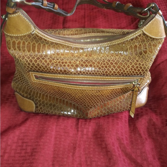 Doney and Bourke snake skin shoulder bag/handbag - Picture 12 of 12